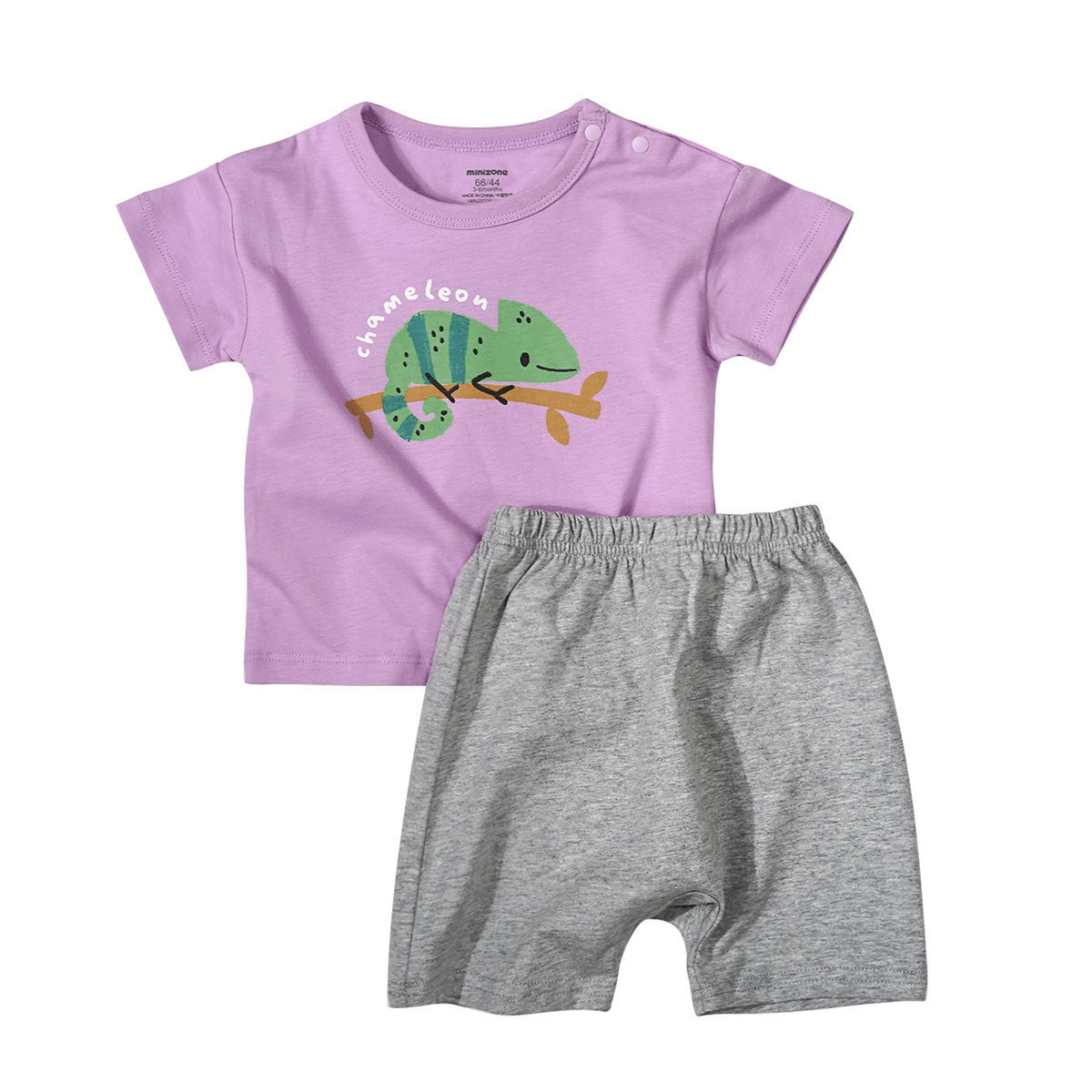 Western Style Baby Cotton Short-sleeved T-shirt Shorts Loose Suit For Men And Women