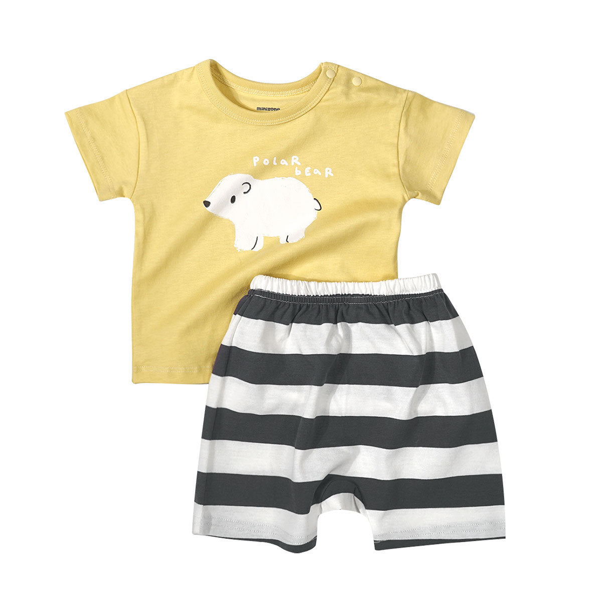 Western Style Baby Cotton Short-sleeved T-shirt Shorts Loose Suit For Men And Women