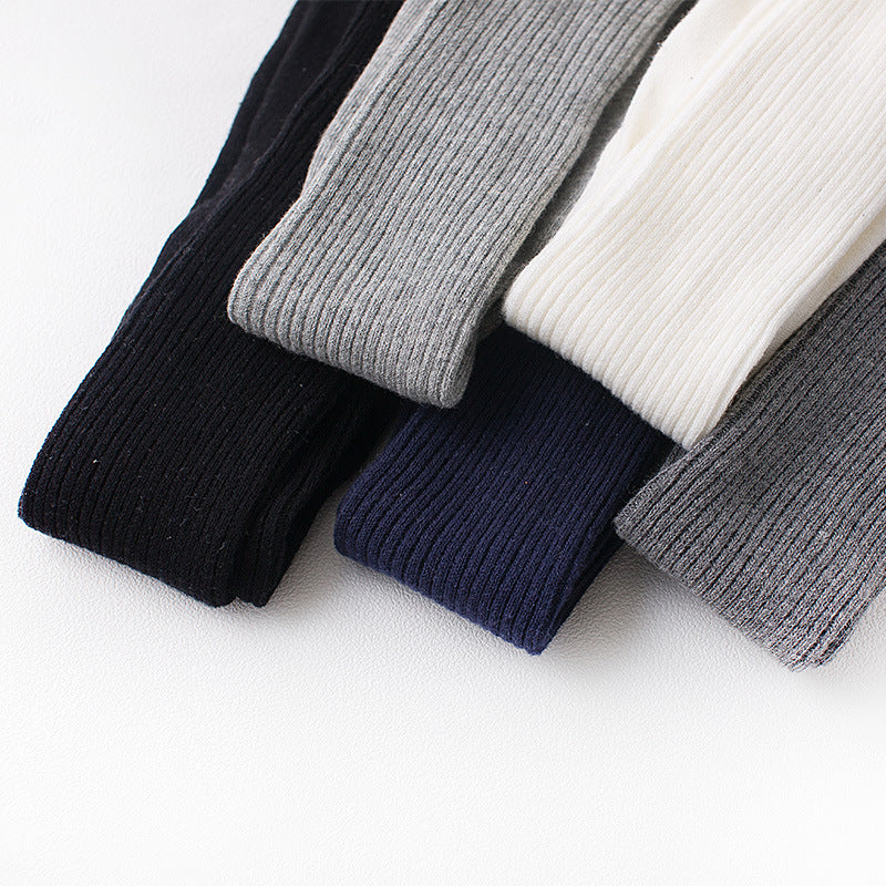 Thin vertical stripes cotton children's leggings