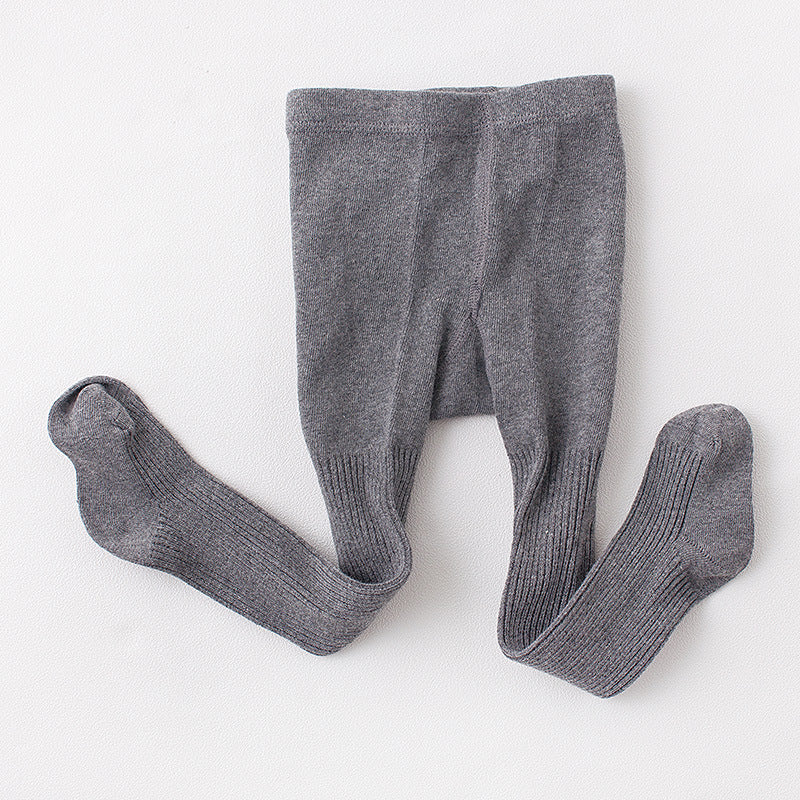 Thin vertical stripes cotton children's leggings