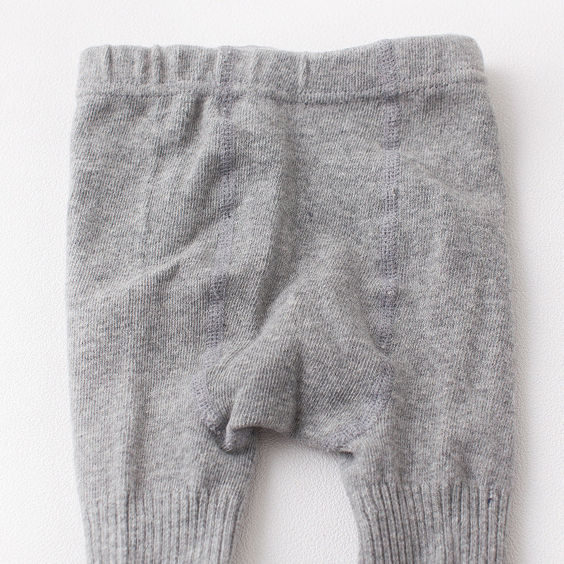 Thin vertical stripes cotton children's leggings